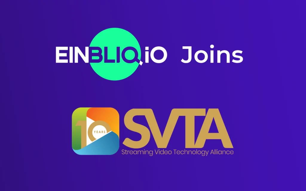 EINBLIQ.IO Joins SVTA