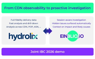 Hydrolix × EINBLIQ.IO at IBC 2026